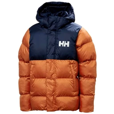 Image of Helly Hansen Junior Unisex Jr Vision Puffy Jacket, Ginger Biscuit, 8
