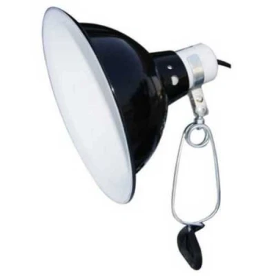 Image of KOMODO DOME CLAMP LAMP 21CM 150W SCREW FITING VIVARIUM HEATING LIGHTING 82302