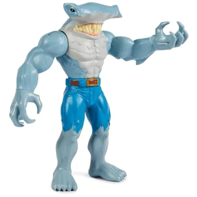 Image of DC Comics, Batman Giant Series King Shark Action Figure, 30 centimetre Superhero Collectible Kids’ Toys for Boys and Girls Aged 3+