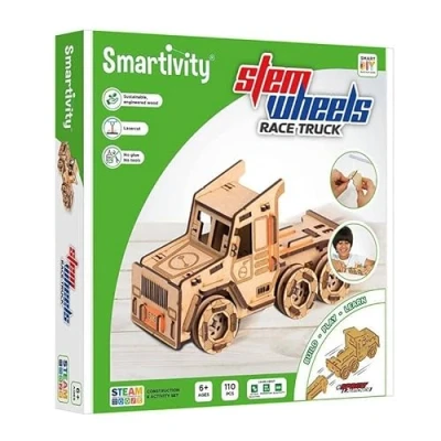 Image of SmartGames SMARTIVITY STEM WHEELS RACE TRUCK