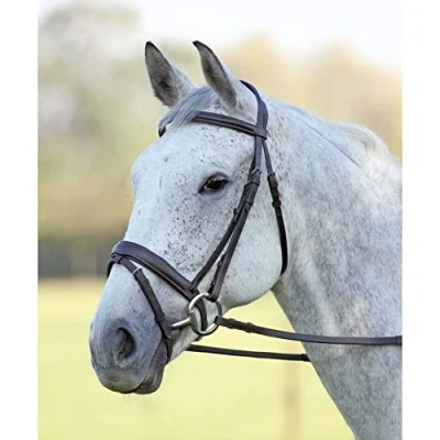 Image of Shires Aviemore Comfort Fit Bridle Havana: Cob