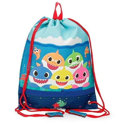 Image of Baby Shark Happy Family Lunch bag Blue 27x34 cm Polyester