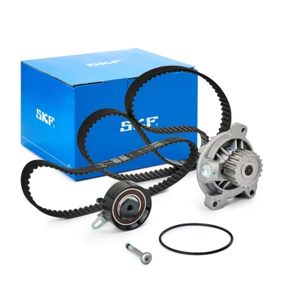 Image of 074121004A, 076121005A, N0103776 Water Pump + Timing Belt Kit SKF VKMC 01271 VOLKSWAGEN: Transporter 4, 4 Bus,
