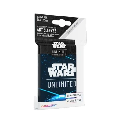Image of Star Wars: Unlimited Card Game Art Sleeves Back Blue