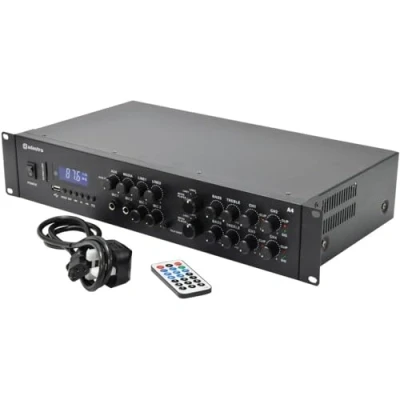 Image of Adastra Dual Stereo Amplifier With Bluetooth &amp; Media Player 4 x 200W