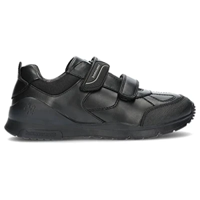 Image of Biomecanics Eli 211103A Boys Black Leather School Shoes F Standard 4