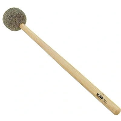 Image of NINO Percussion Mallet 10&quot; (25,40 cm) Natural Felt Medium Hard (NINO970)