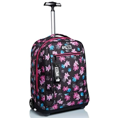 Image of Appack Big Trolley, Yuzer, Black, 2in 1 Shoulder Straps for Backpack, School and Travel Use