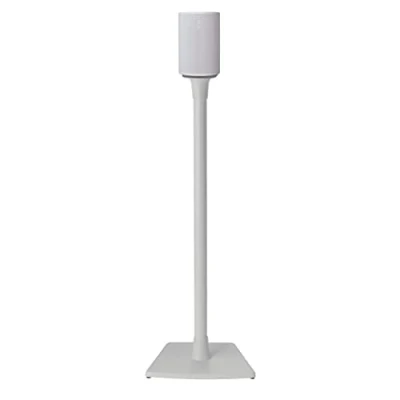 Image of Sanus White Alloy Steel Fixed Height Speaker Stand for Sonos Era 100, WSSE11
