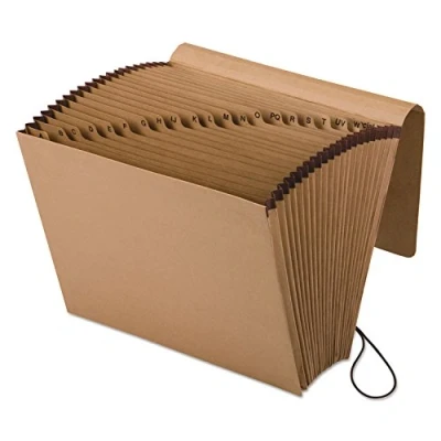 Image of Pendaflex Kraft Expanding Files, Letter Size, Redrope, Each (K 17A OX), Brown