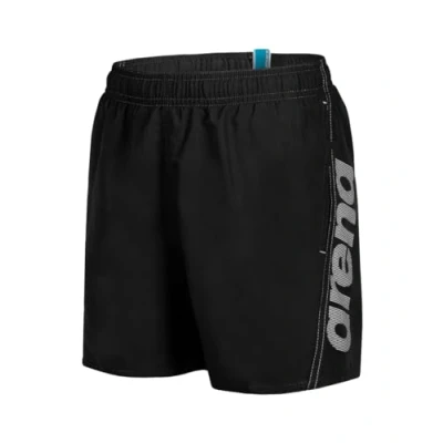 Image of Arena Boys&#039; Fundamentals Logo R Beach Boxer Black White