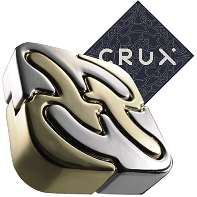 Image of Hanayama Cast Square Puzzle Level 5 of 6 Difficult Includes Crux Sticker