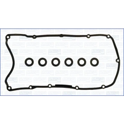 Image of 022103483Ex6, 022103484E Gasket Set, rocker cover AJUSA 56035100 PORSCHE: Cayenne, VOLKSWAGEN: Golf 5, AUDI: TT Coupe
