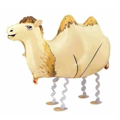 Image of Volunx Camel Farm Jungle Animal Walking Balloons Air Balloon Aluminium Foil Helium for Gift Birthday Party Decor