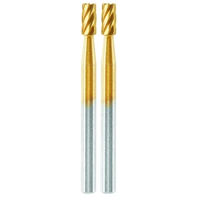 Image of Dremel Max High Performance Carving Bit (194DM) 2 Titanium Coated Bits for and Engraving, 3.2mm, Life Durability