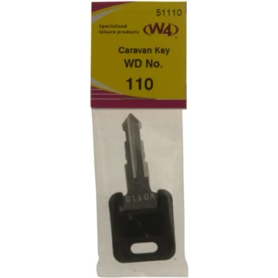 Image of W4 WD Replacement Caravan Key No110 Black