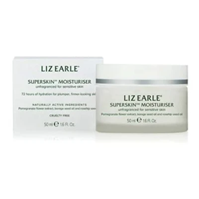 Image of Liz Earle Superskin Moisturiser Unfragranced for Sensitive Skin 50ml Jar