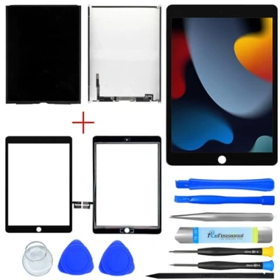 Image of NB+ iPad 9 LCD Touch Screen Replacement Compatible with 2021 10.2 inches A2602 A2603 A2604 A2605 Generation Display Digitizer Tools(Black)
