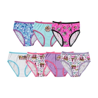Image of L.O.L. Surprise! Girls&#039; 7 Pack LOL Underwear Panty, Lola Surprise/Multi, 8 (Pack of 7)