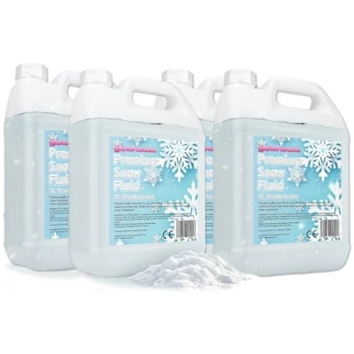 Image of The Glowhouse 4 x 5L Premium Snow Fluid Artificial Fake Machine Liquid (20L total)