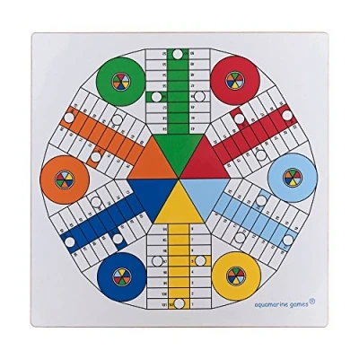 Image of Aquamarine Games 4 and 6 Player Parcheis (CP027), Miscelanea (Manufacturer