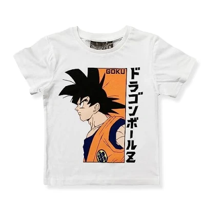 Image of Dragon Ball Z Boys&#039; short sleeved T shirt, White, 4 Years