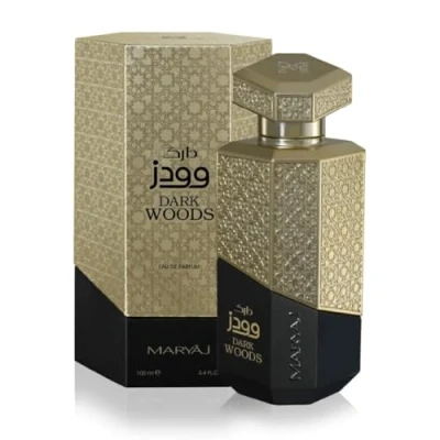 Image of Maryaj Dark Woods Oriental Eau De Parfum for Unisex Bold and Intense Fragrance with Smoky Woody Notes 100ml