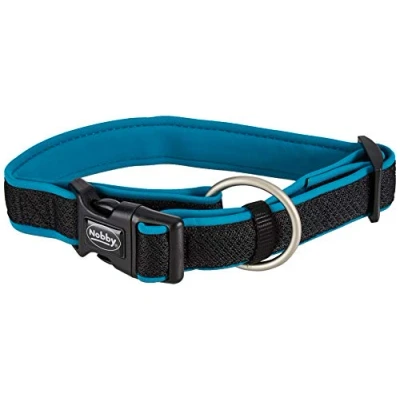 Image of Nobby Preno Mesh Dog Collar, 40 55 cm/25 35 mm, Turquoise