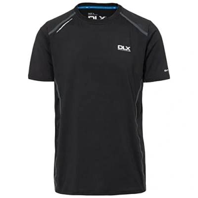 Image of Trespass Men Menzie Quick Dry Antibacterial T Shirt Black, 2X Small