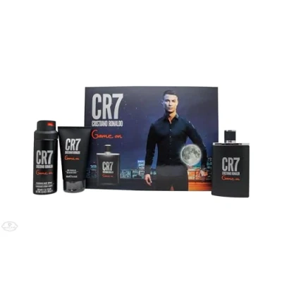 Image of Cristiano Ronaldo Cr7 Game On 3 Pcs: Eau De Toilette 100ml+Shower Gel 150ml+Body Spray 150ml