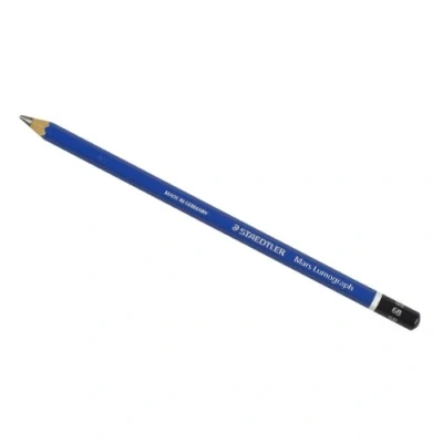 Image of Mars Lumograph Pencil 6B Blueaa