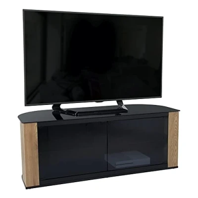 Image of AVF Gallery Corner TV Stand, 1200, Rustic Wood