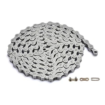 Image of zonkie Bike Chain Single Speed Bicycle 1/2 x 1/8 Inch 122 Links