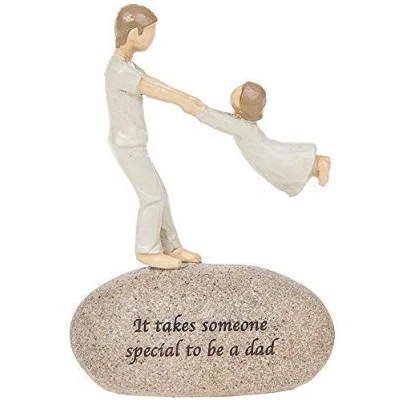 Image of Angels It takes someone special to be a dad Sentimental Pebble Gift