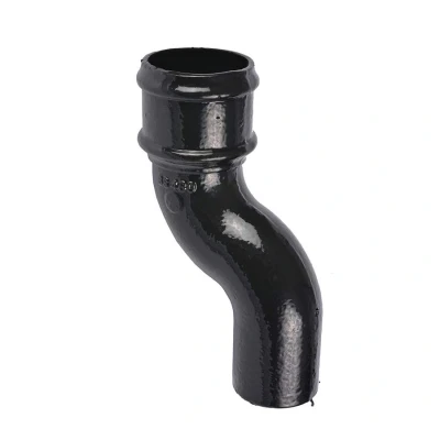 Image of Saint Gobain Classical Plus Cast Iron Downpipe 75mm Offset Black Pam Building Products