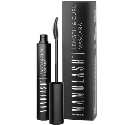 Image of Nanolash Length&amp;Curl mascara 10 ml lengthening and curling mascara, the effect of perfectly long curled eyelashes, black