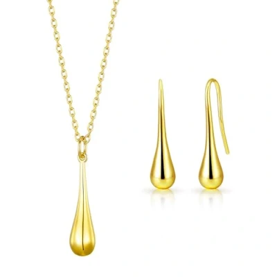 Image of Philip Jones Gold Plated Teardrop Set