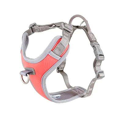 Image of Hurtta Venture No Pull Dog Harness, Coral, 32 40 in