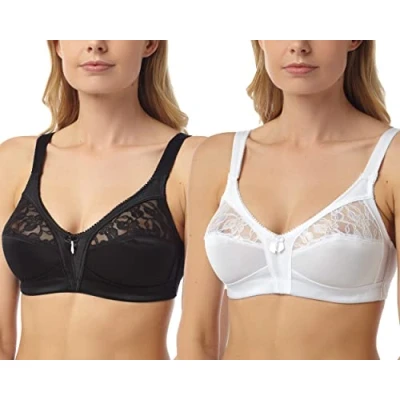 Image of undercover lingerie 2 x Non Wired Bra BR404 Mix 48E