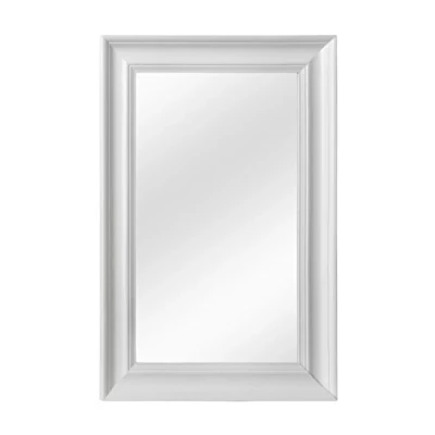 Image of Premier Housewares Urban Wall Mirror, 90 x 60 cm Matt White