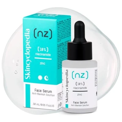 Image of Skincyclopedia 10% Niacinamide Serum Hyperpigmentation and Acne Scar Treatment Pore Minimizer for Oily Skin Suitable Men Women, 30ml