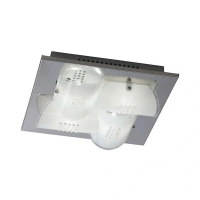 Image of Starlis Ceiling 4 Light Polished Chrome, Glass, Crystal
