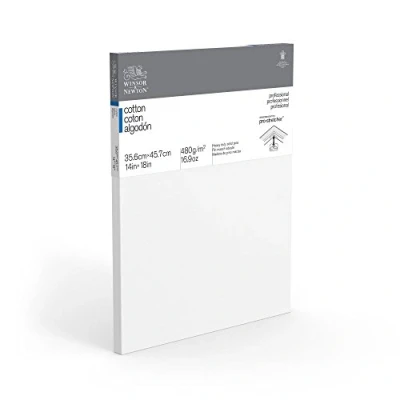 Image of Winsor &amp; Newton 14 x 18 Inch Professional Cotton Traditional Canvas Single unit