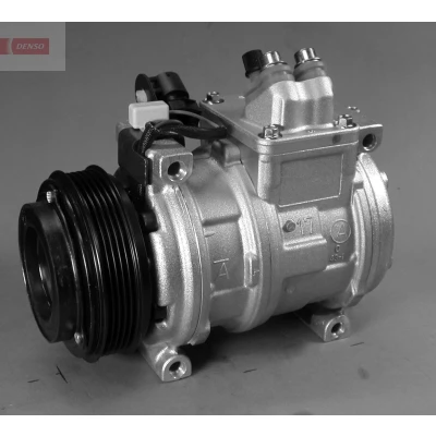 Image of 64521385161, 64528385161, 64528385915, 64528390741, 64528391694 AC Compressor DENSO DCP05003 10PA17C 12V PAG 46 R134a with magnetic clutch