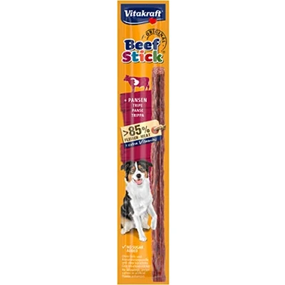 Image of Vitakraft Dog Beefstick with Tripe 12 g (Pack of 50)