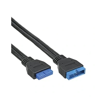Image of InLine 33448I USB 3.0 Extension Internal Post Connector Male to Female 0.35 m
