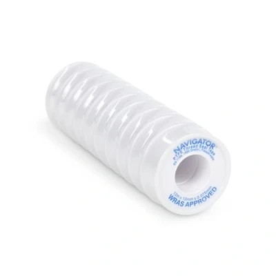 Image of Plumbers Tape Single and Bundles PTFE White Waterproof Leak Seal 12 Metres WRAS Approved BS7786 Threadlock Plumbing (10)