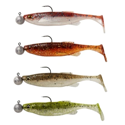 Image of Savage Gear Fat Minnow T Tail Rtf S Clearwater Mix Shad 13cm (20g) (5 pieces)