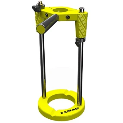 Image of FAMAG Countersink 210 mm, Round Base, Mobile Holder Made of Aluminium for Drills and Cordless Screwdrivers, Compact, Robust Lightweight, Delta F 1405.210