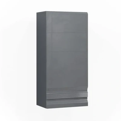 Image of Vicco Bathroom cabinet Freddy, Anthracite high gloss, 36.4 x 77 cm